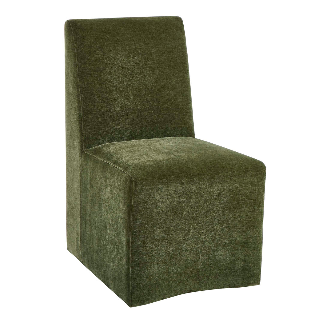 Moro Armless Moss Dining Chair