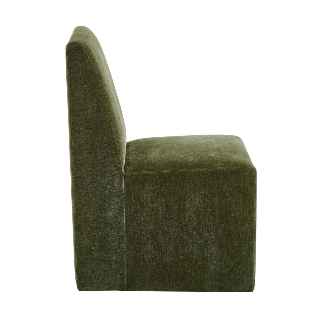 Moro Armless Moss Dining Chair