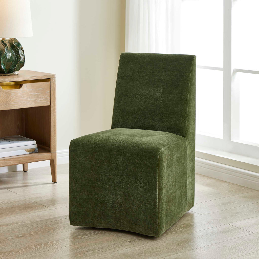 Moro Armless Moss Dining Chair