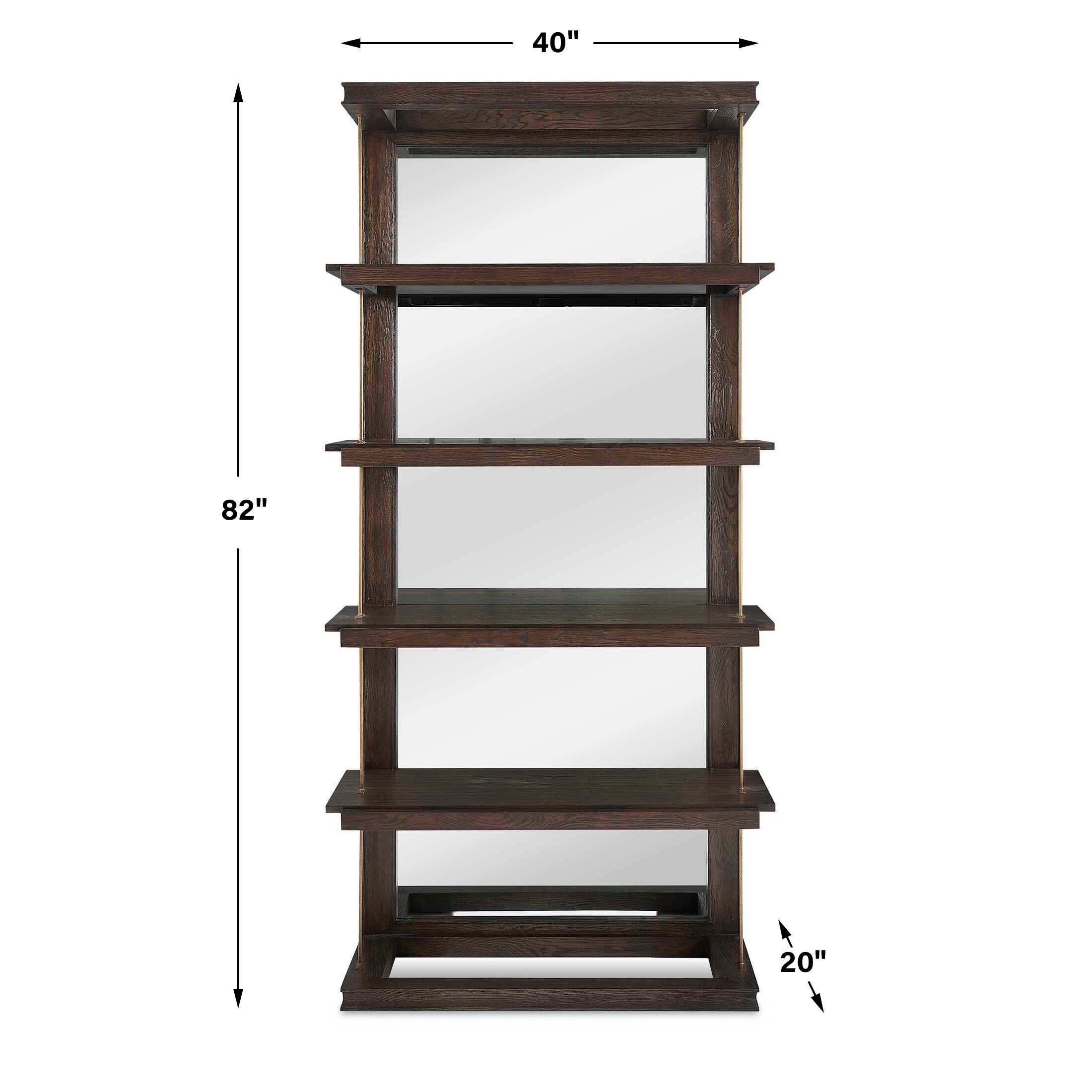 Kai Dark Walnut Etagere