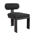 Bolster Back Charcoal Outdoor Dining Chair