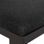 Bolster Back Charcoal Outdoor Dining Chair