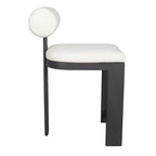 Bolster Back White Outdoor Counter Stool