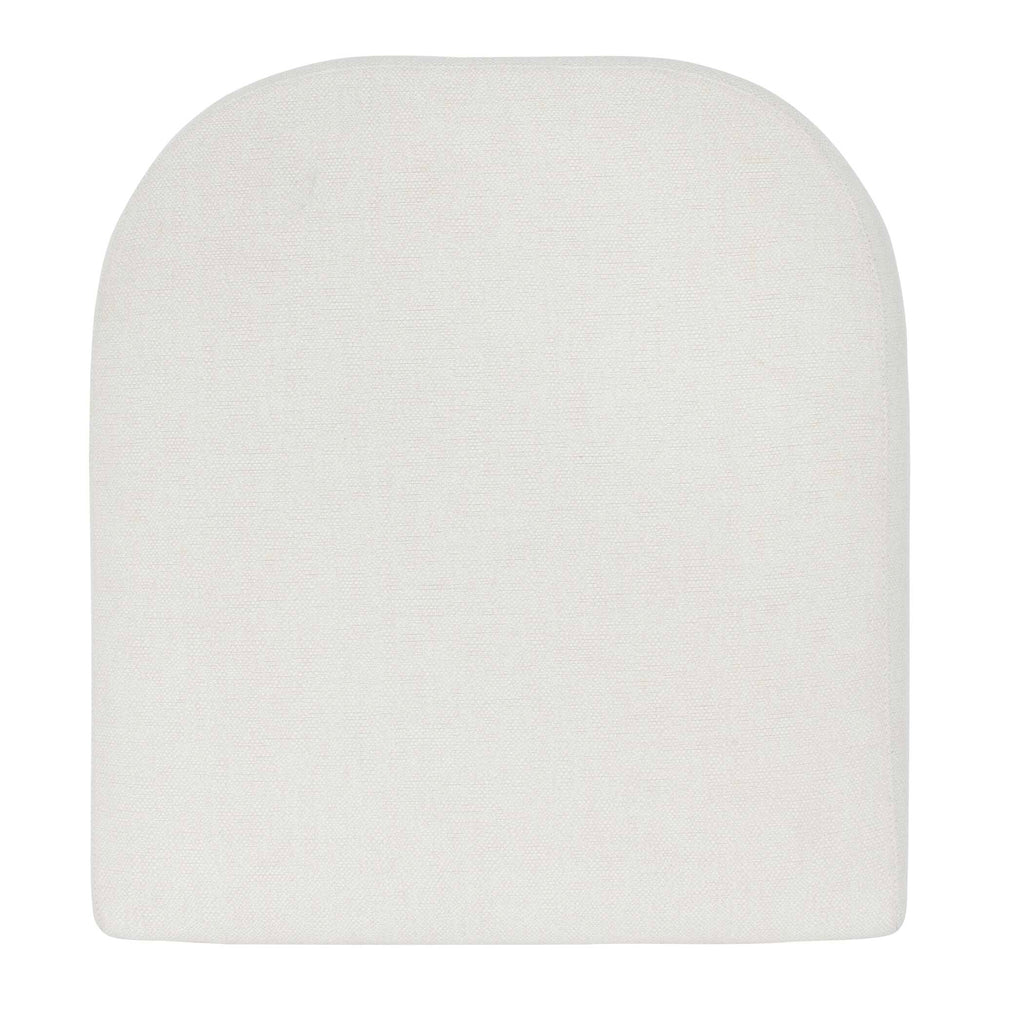 Bolster Back White Outdoor Counter Stool