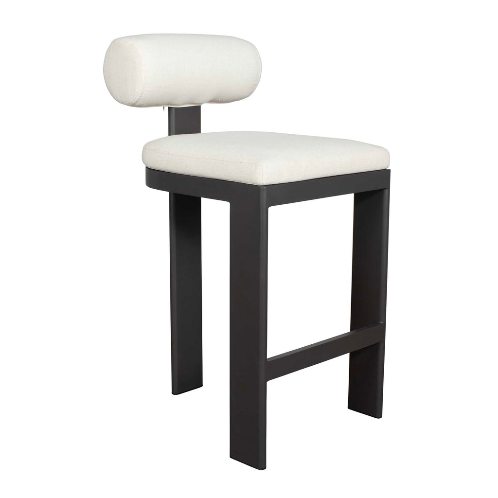 Bolster Back Outdoor Bar Stool