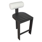 Bolster Back Outdoor Bar Stool