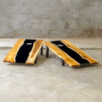 Clearwood Black Cornhole Game Set/2