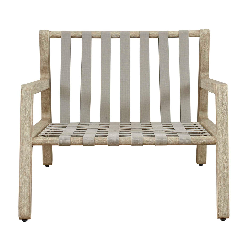 Strapped Outdoor Lounge Chair