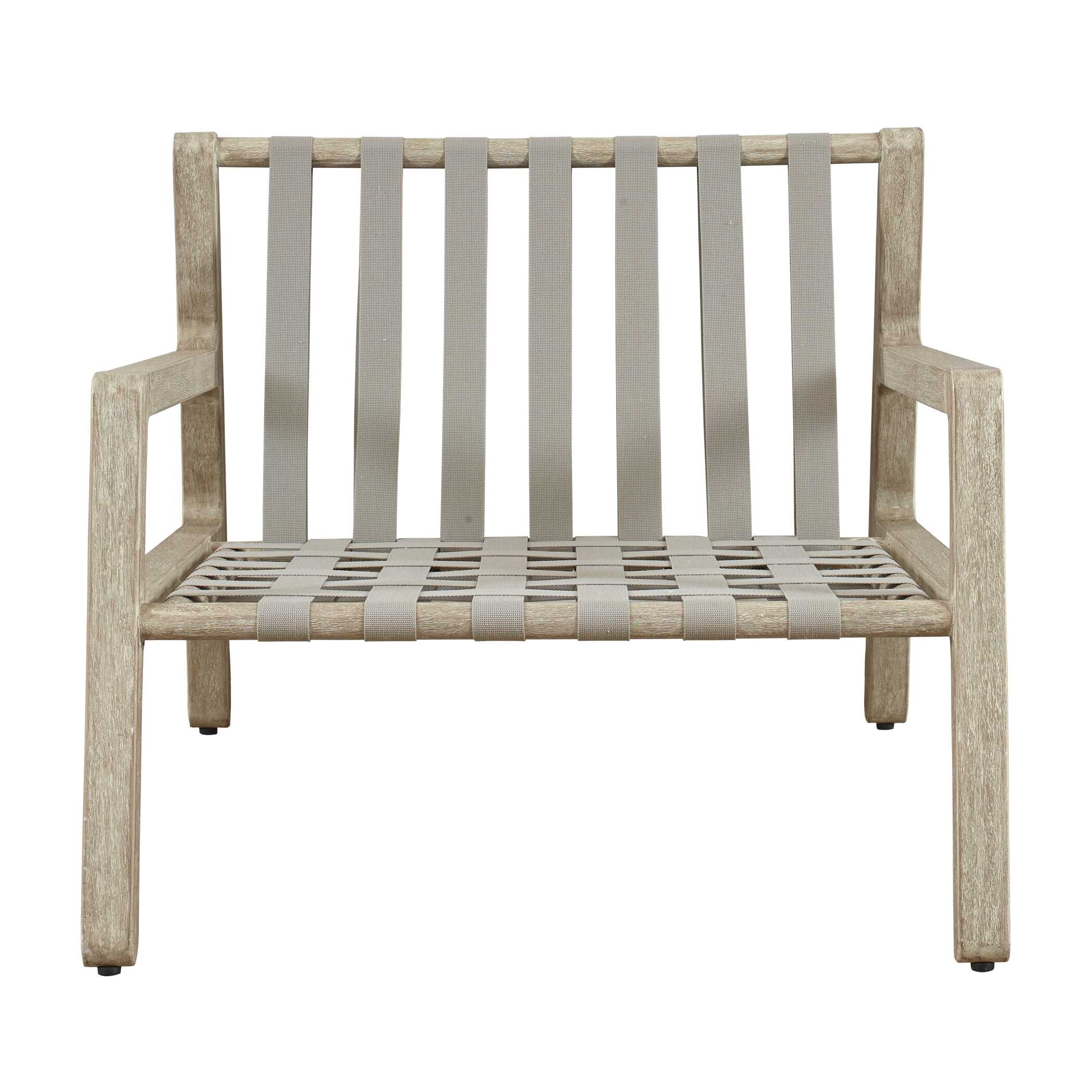 Strapped Outdoor Lounge Chair