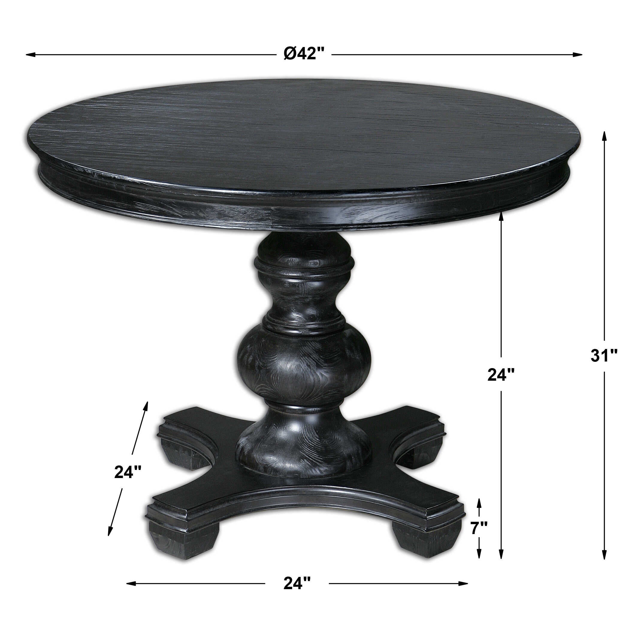 Brynmore Wood Grain Round Table
