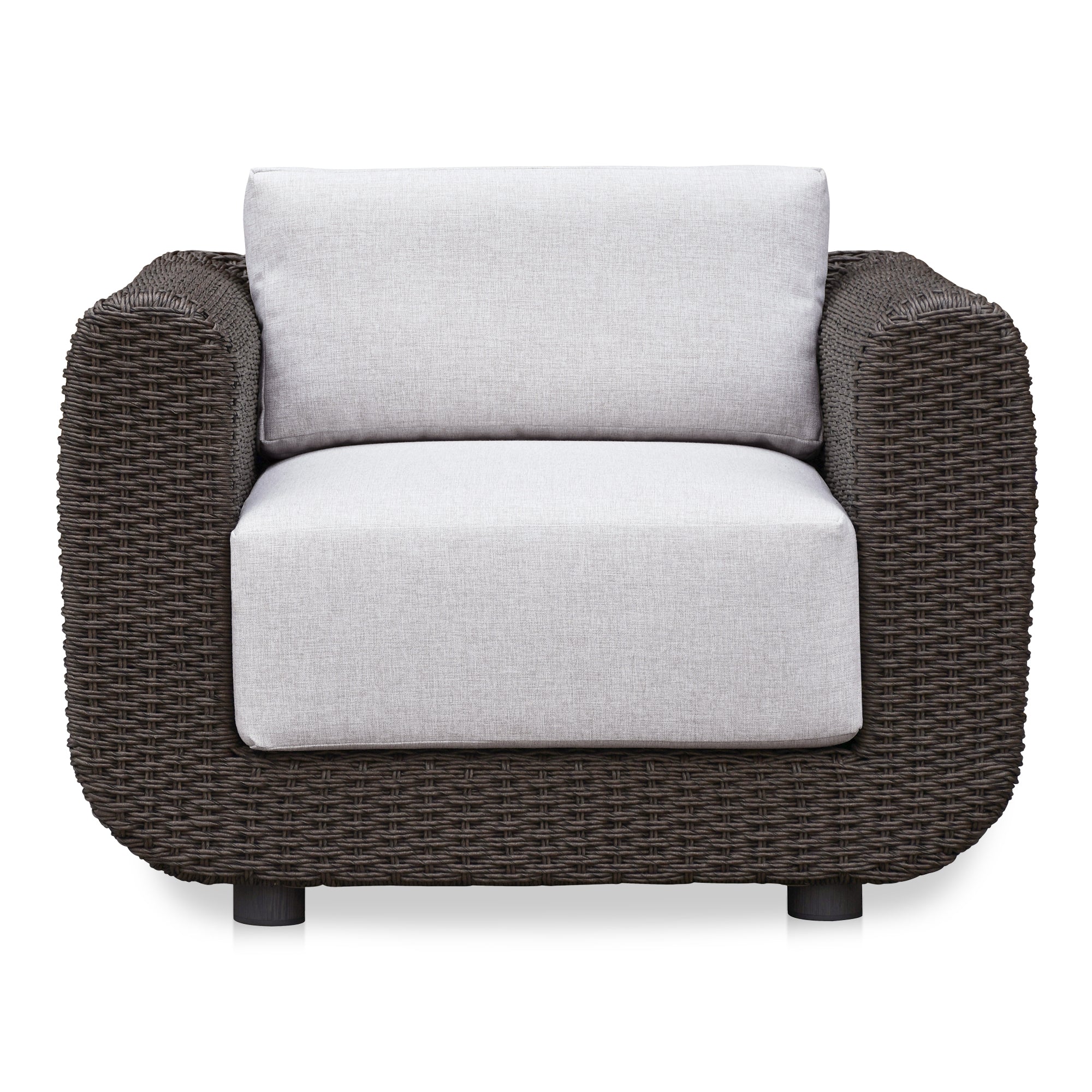 Soma Outdoor Accent Chair Dark Brown