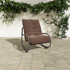 Lyra Outdoor Rocking Chair Brown