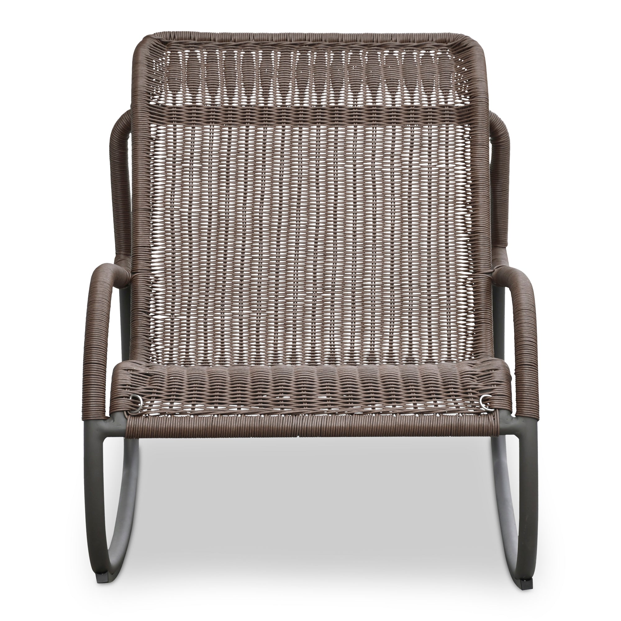 Lyra Outdoor Rocking Chair Brown