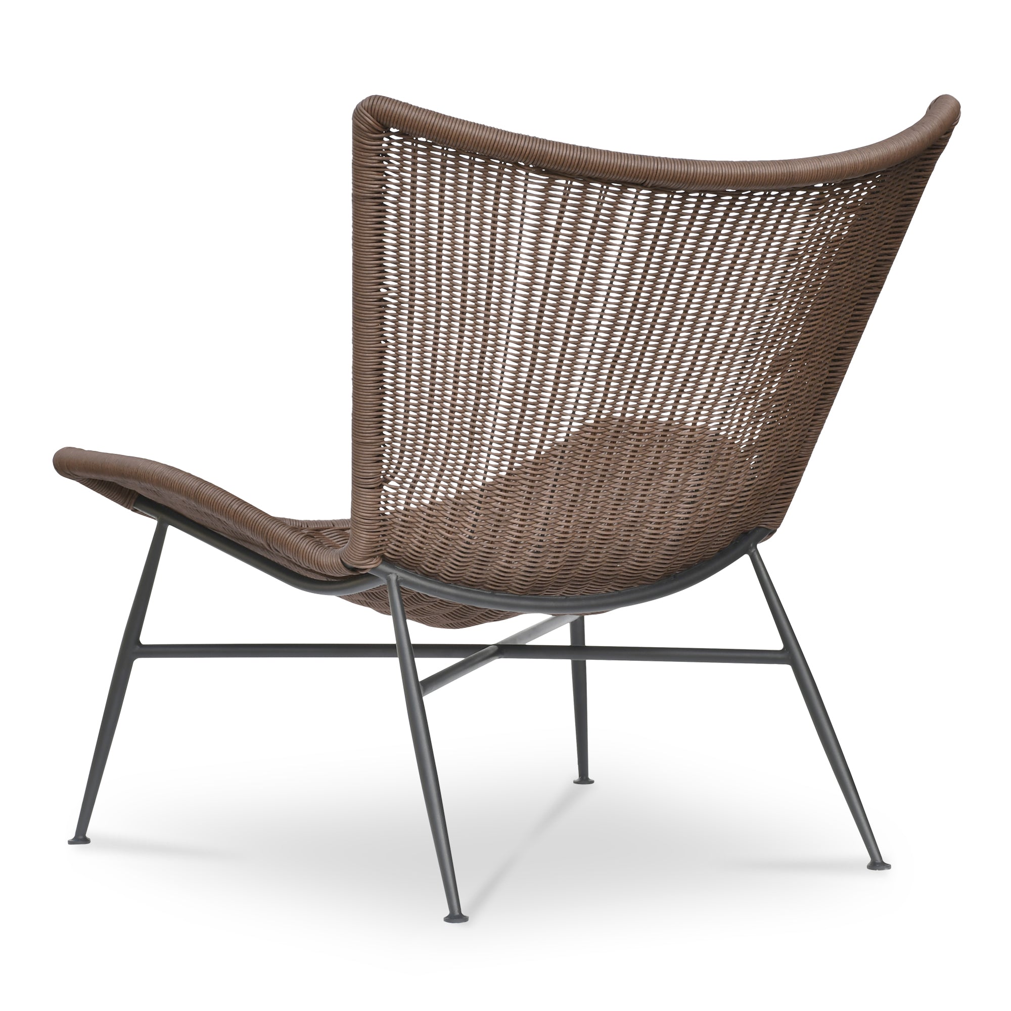 Paige Outdoor Accent Chair Brown