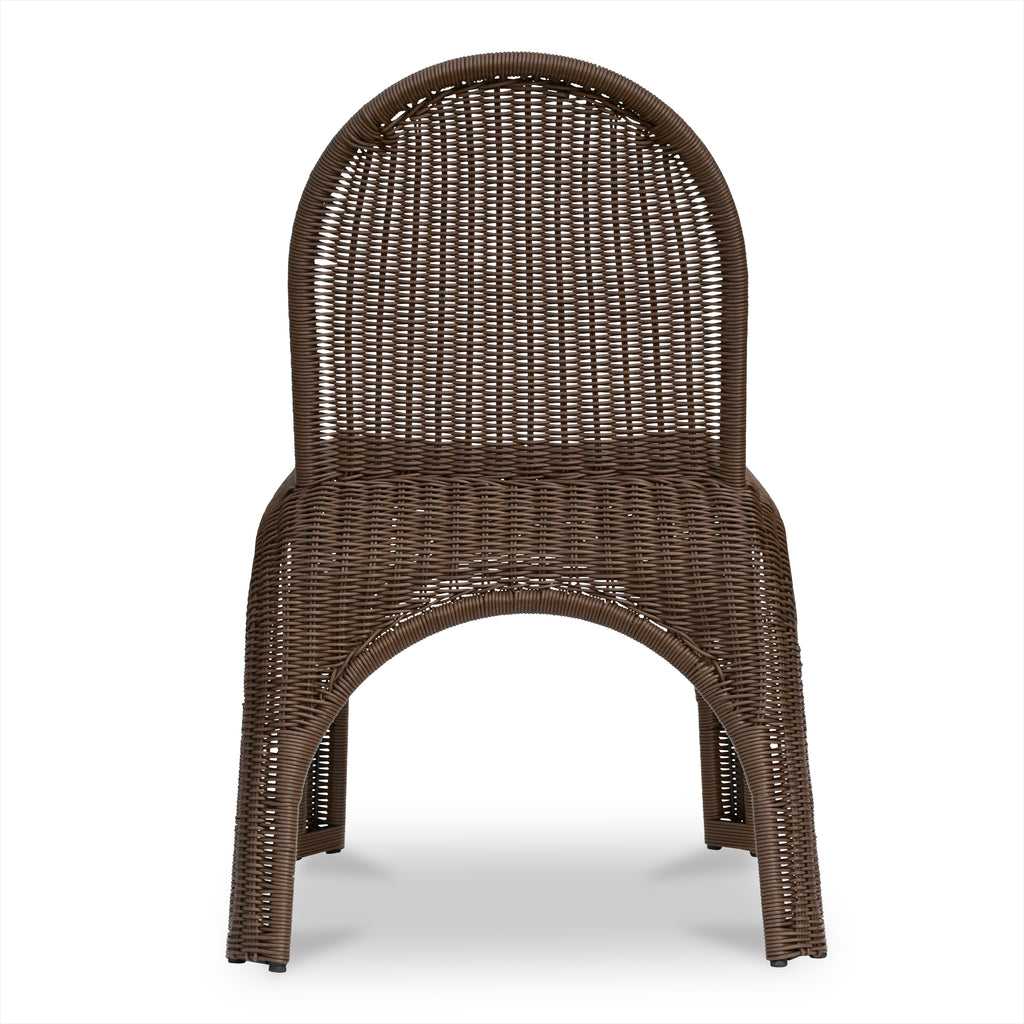 Kendall Outdoor Dining Chair Brown-Set of Two