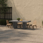 Kendall Outdoor Dining Chair Natural-Set of Two