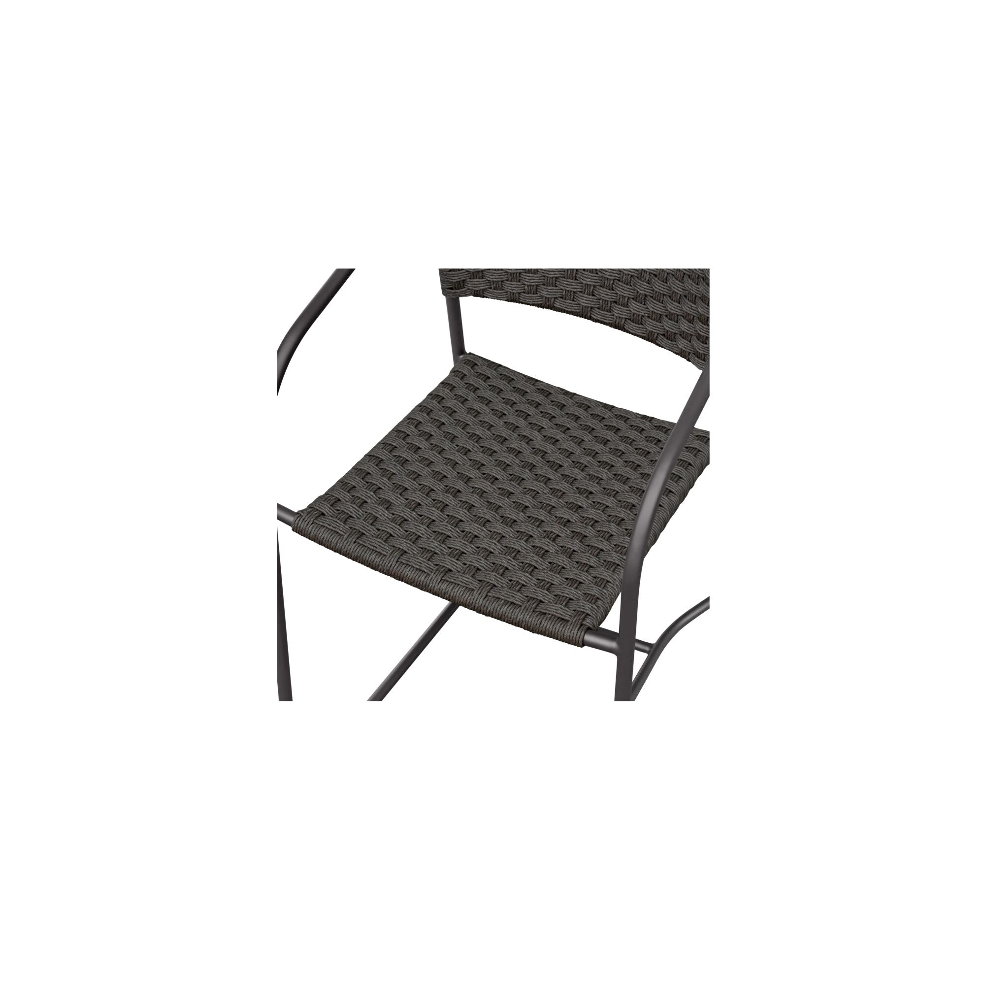 Zola Outdoor Counter Chair Dark Brown