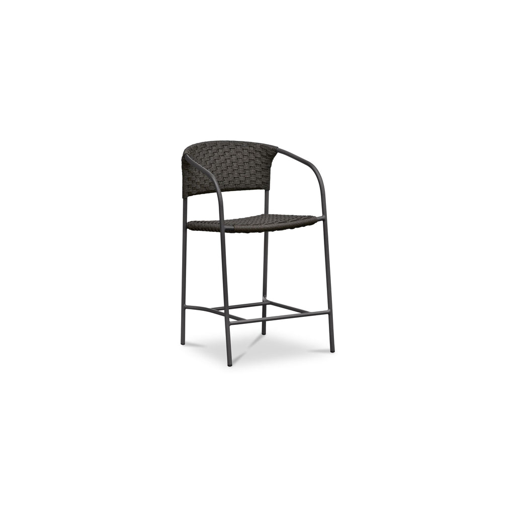 Zola Outdoor Counter Chair Dark Brown