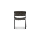Zola Outdoor Dining Chair Dark Brown-Set Of Two