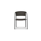Zola Outdoor Dining Chair Dark Brown-Set Of Two