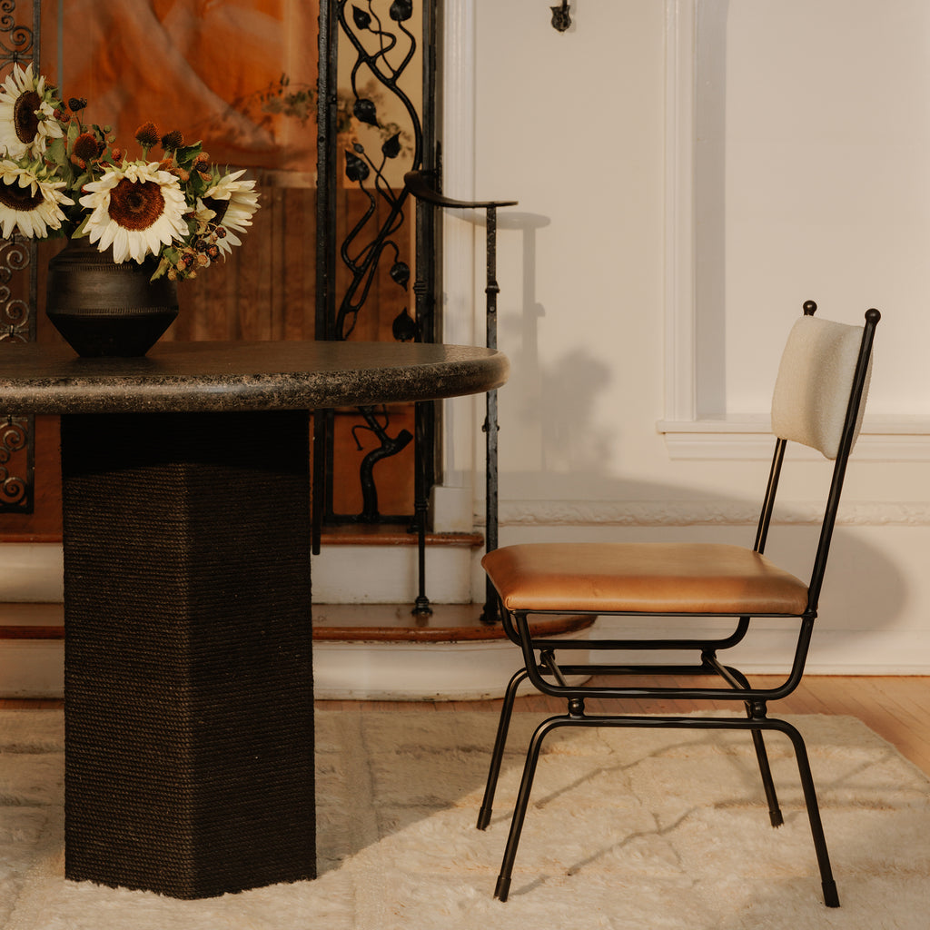 Sartoria Dining Table Black Granite