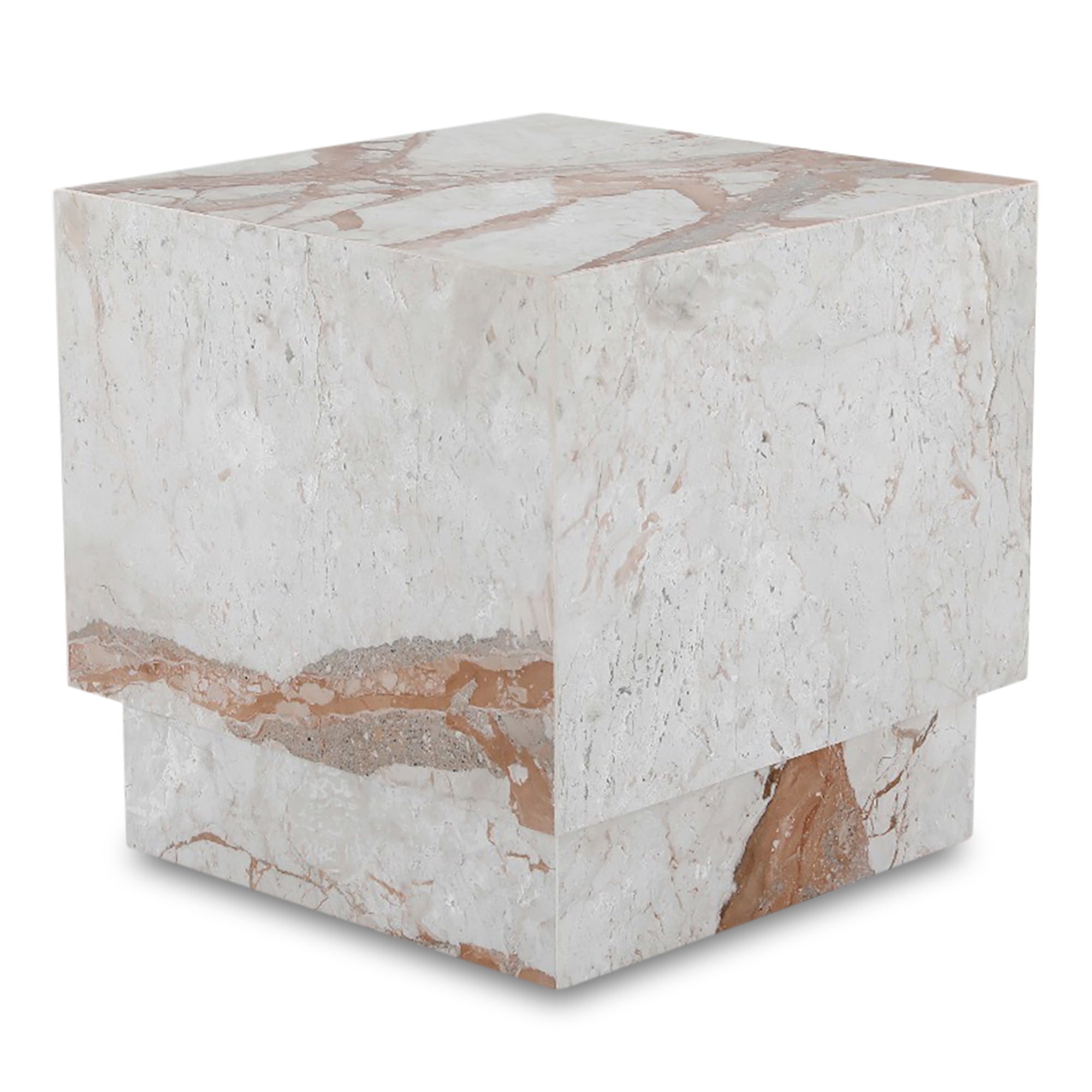 Layla Side Table Breccia Marble