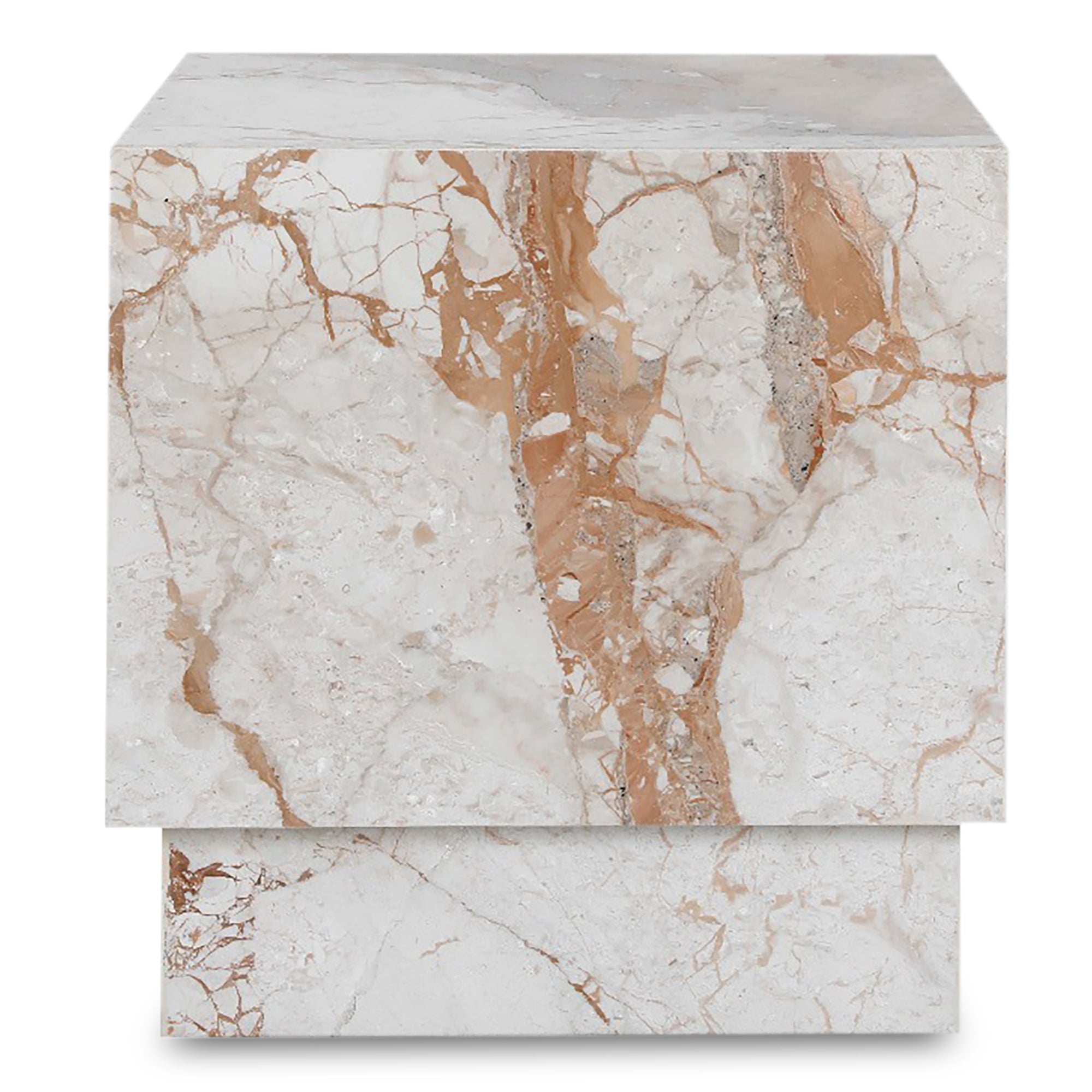 Layla Side Table Breccia Marble