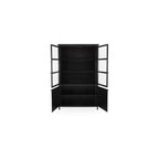 Henry Metal Tall Cabinet Black
