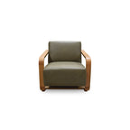 Eckersley Lounge Chair Olive Leather
