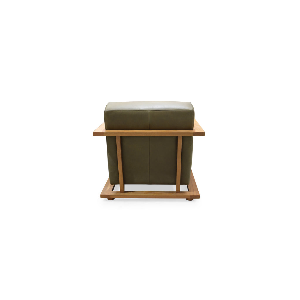 Eckersley Lounge Chair Olive Leather