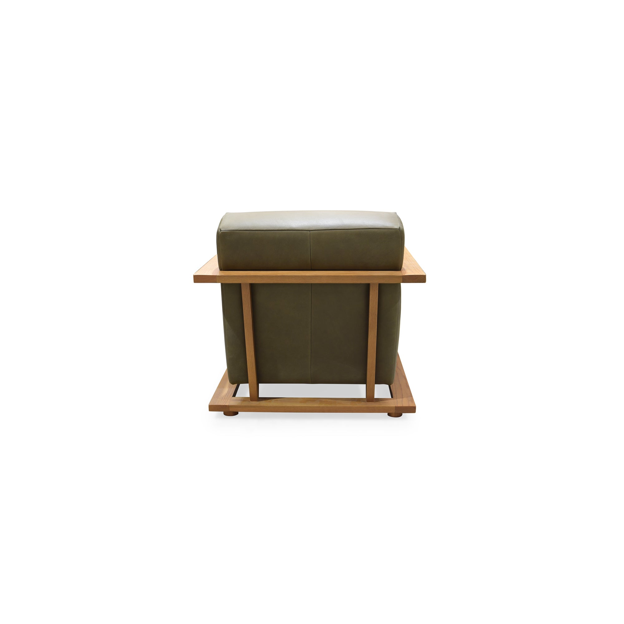 Eckersley Lounge Chair Olive Leather