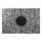 Sunburst Wine Cabinet Black