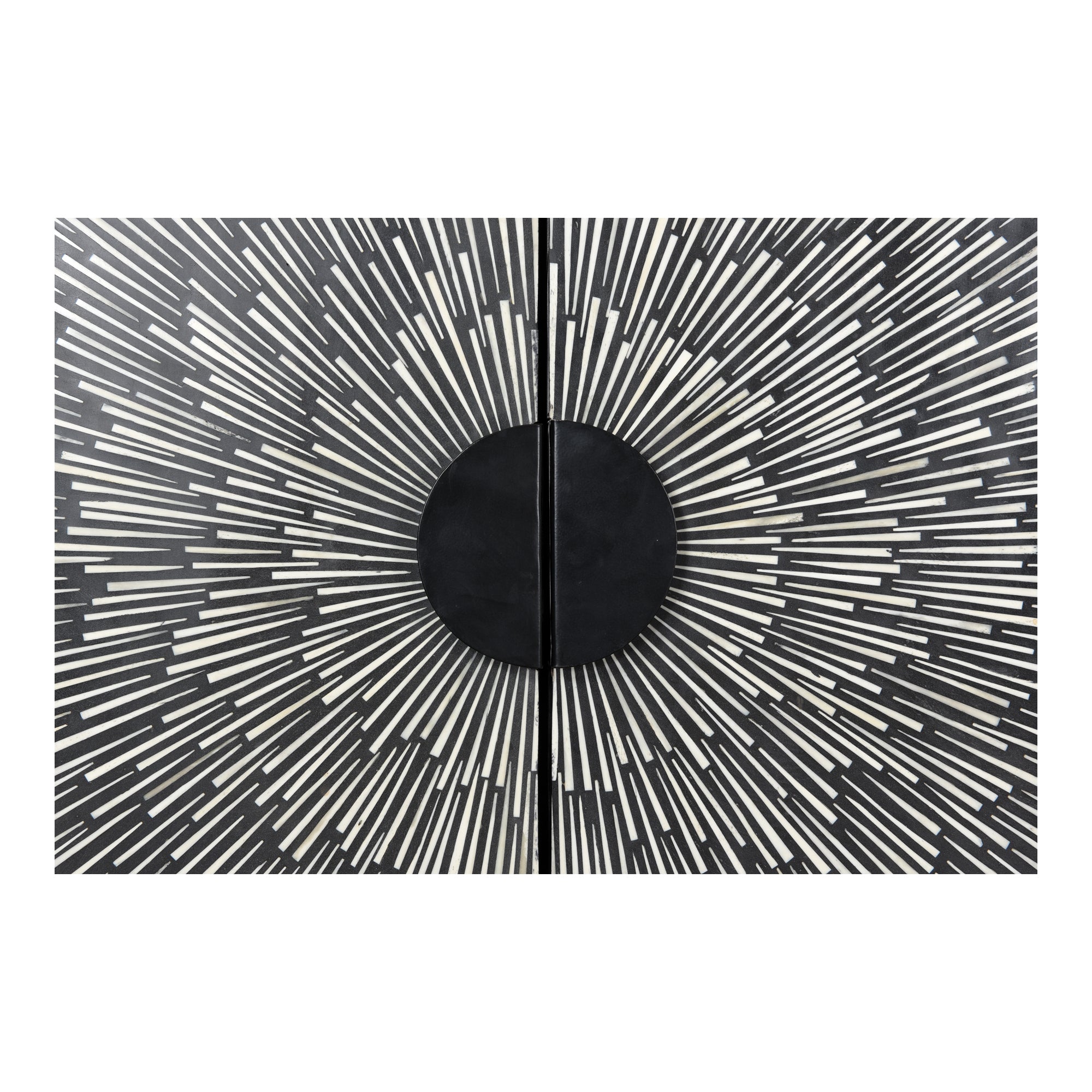 Sunburst Wine Cabinet Black