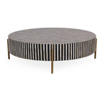 Chameau Medium Coffee Table Black and White