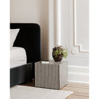 Terning Side Table Black and White