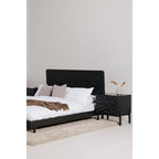 Misaki Queen Bed Black