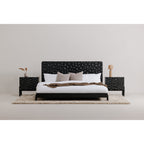 Misaki Queen Bed Black