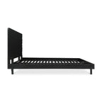 Misaki Queen Bed Black