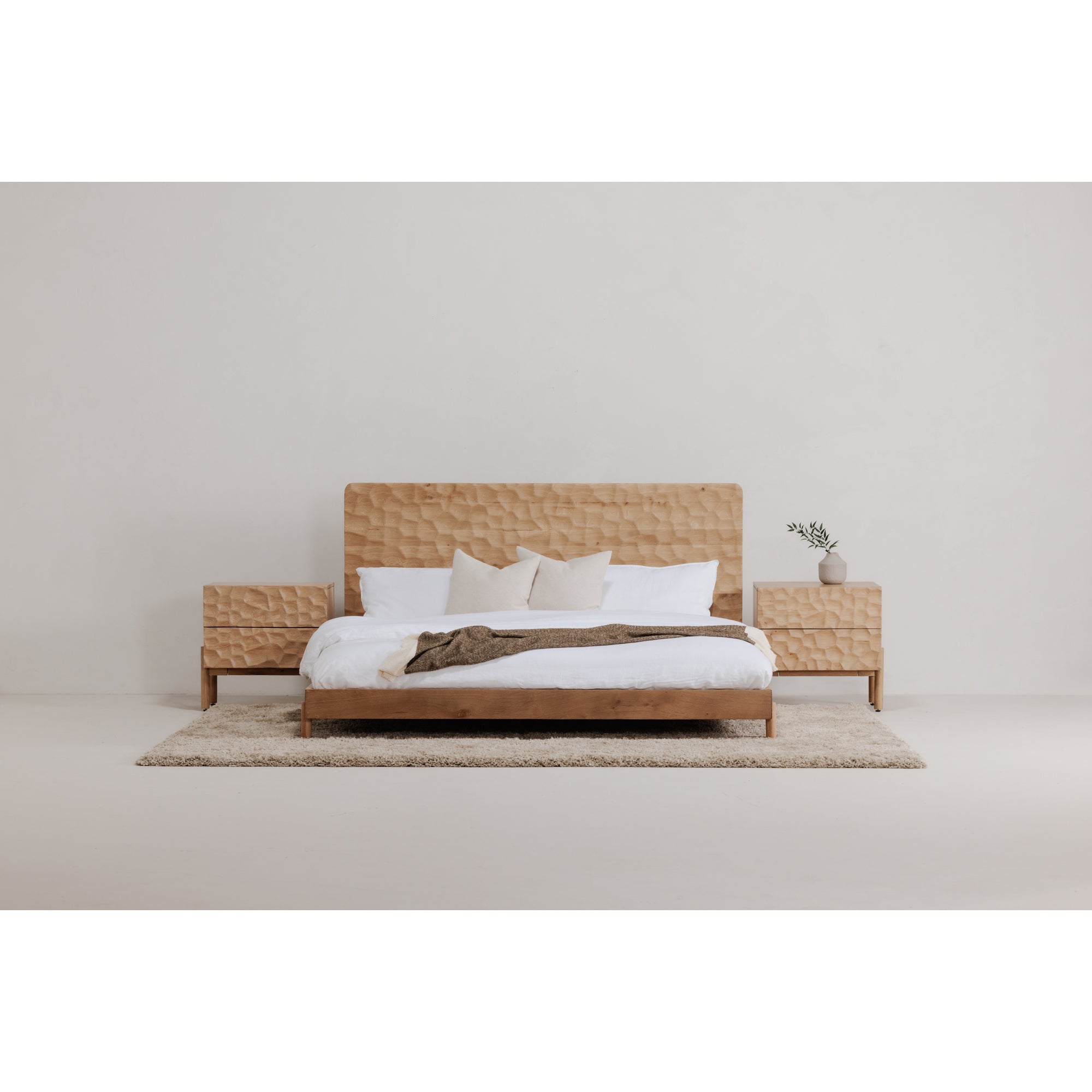 Misaki Queen Bed Natural