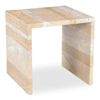 Rosa Accent Table Mixed Marble