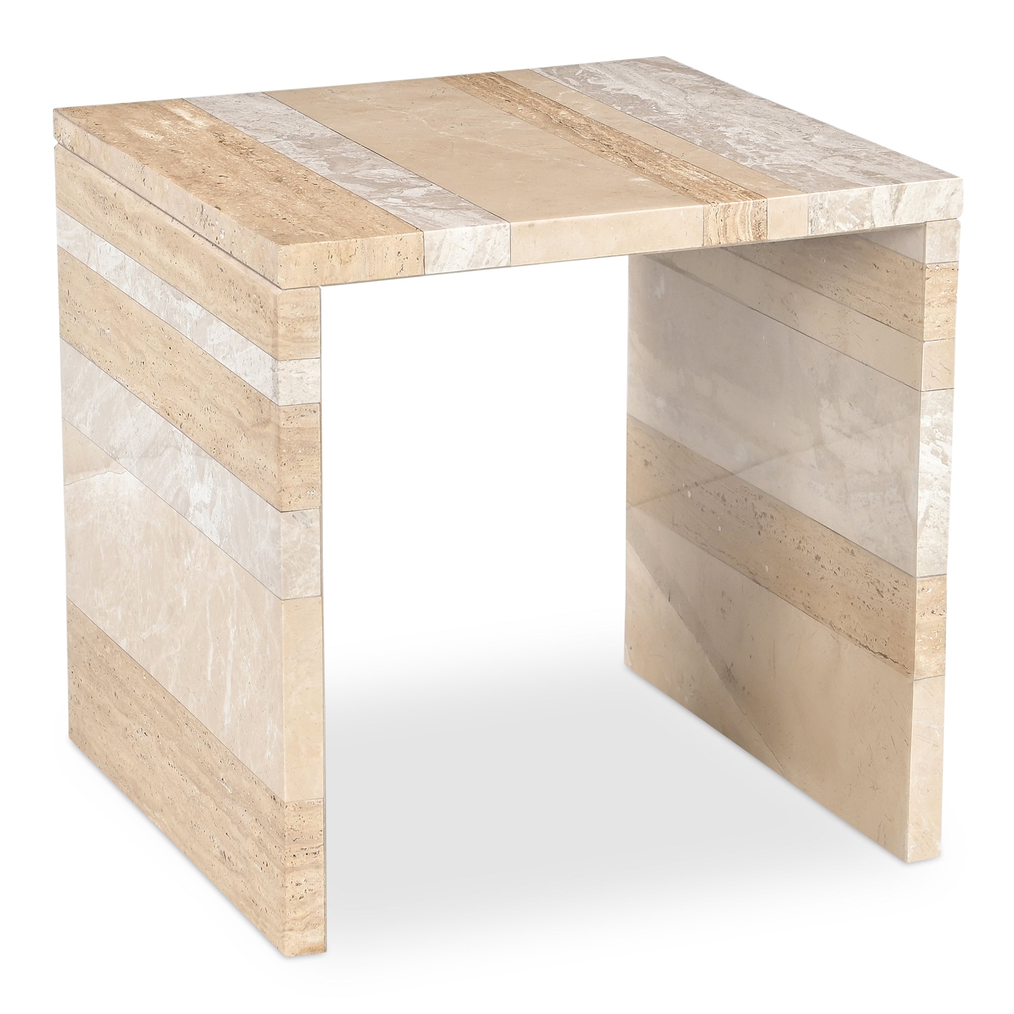 Rosa Accent Table Mixed Marble