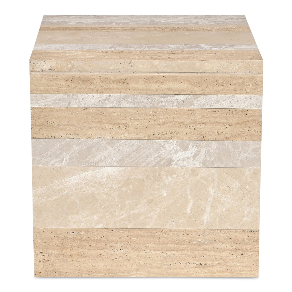 Rosa Accent Table Mixed Marble