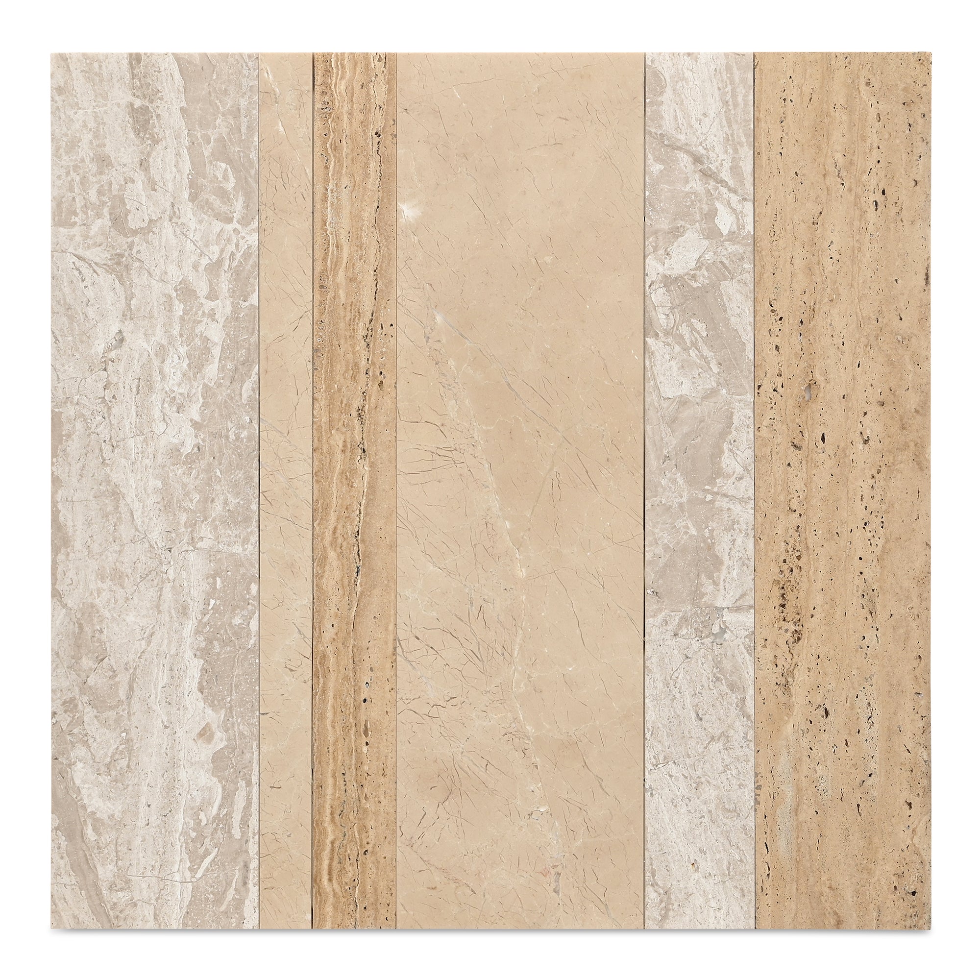 Rosa Accent Table Mixed Marble