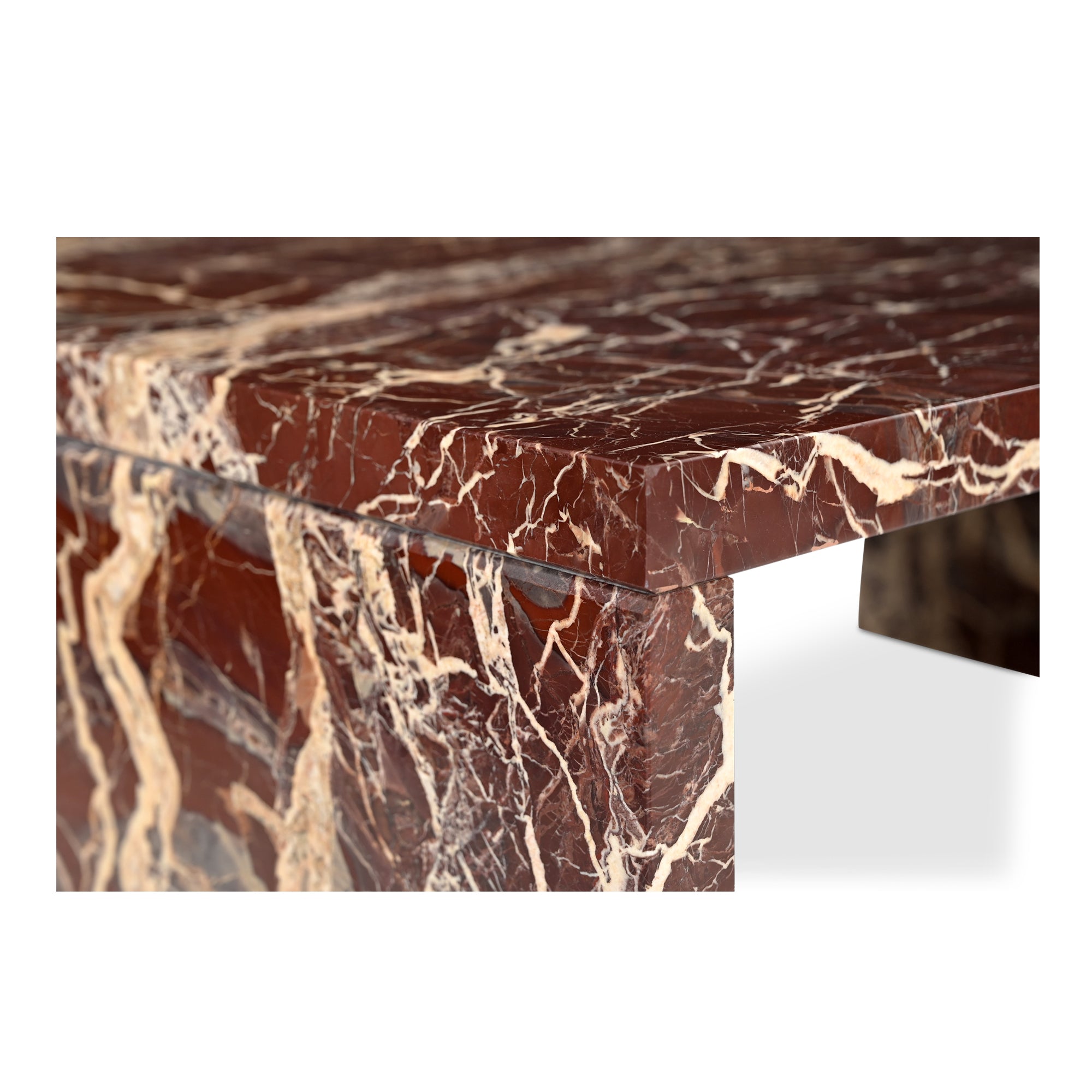 Rosa Coffee Table Rosso Levanto Marble