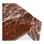 Rosa Coffee Table Rosso Levanto Marble
