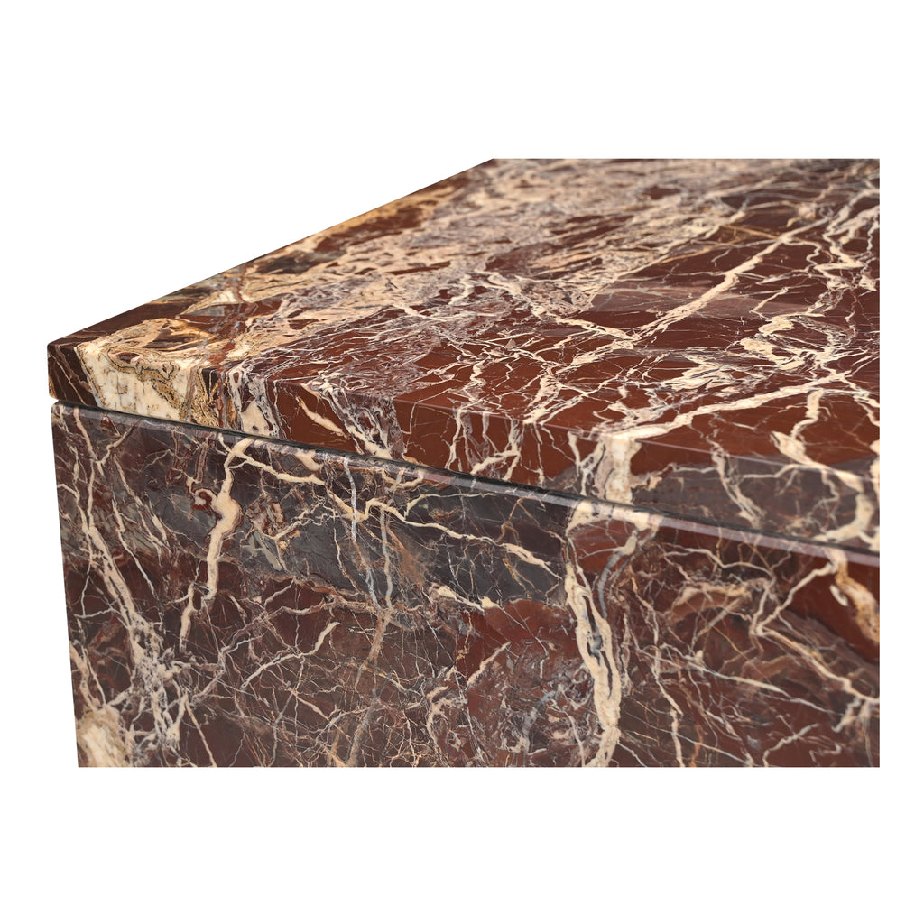 Rosa Coffee Table Rosso Levanto Marble