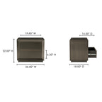 Dawson Nightstand Deep Bronze