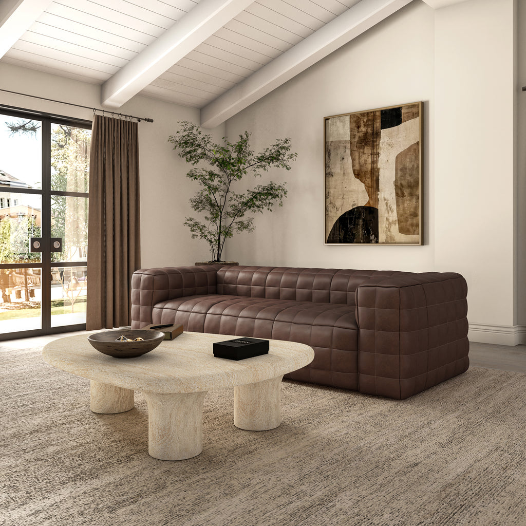 Callan Sofa Dark Brown