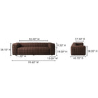 Callan Sofa Dark Brown