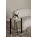 Melanie Accent Table White